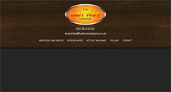 Desktop Screenshot of hotnutcompany.co.uk